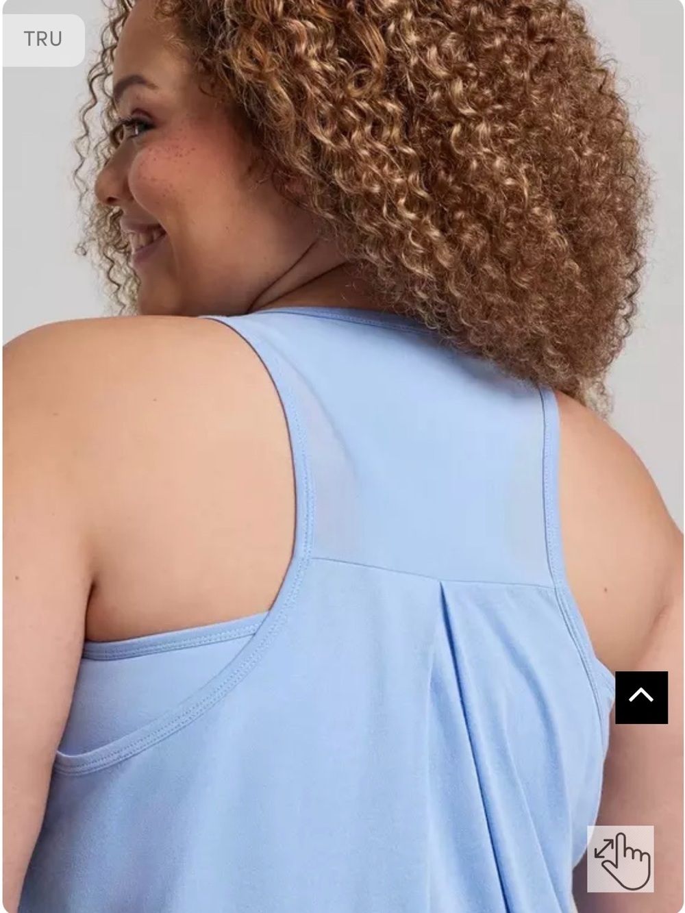 Torrid Performance Cotton Active Tank 2-in-1 Bra - Picture 4 of 10